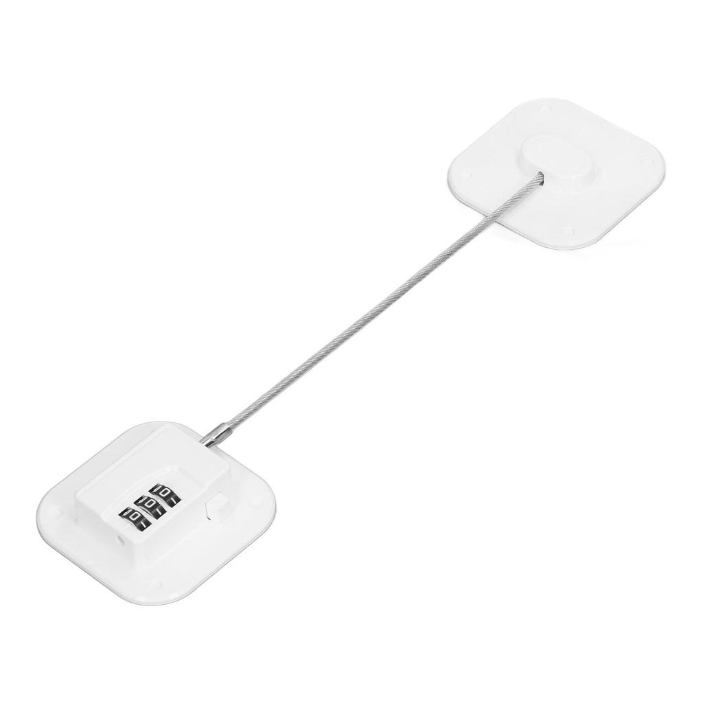 Fridge Lock Hole Multifunctional Refrigerator Lock Combination Child Lock for Window Cabinet