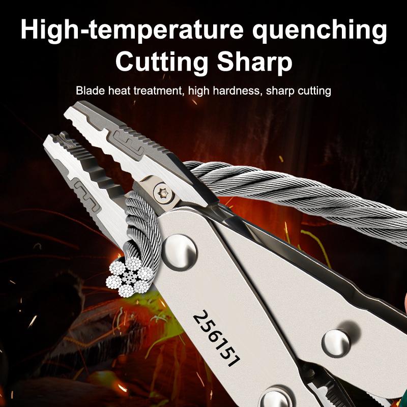 2 In 1 Wire Cutters Pliers Multifunction Wire Cutters Electrician Wire Strippers Pliers Cable Cutting Crimping Pliers Hand Tools