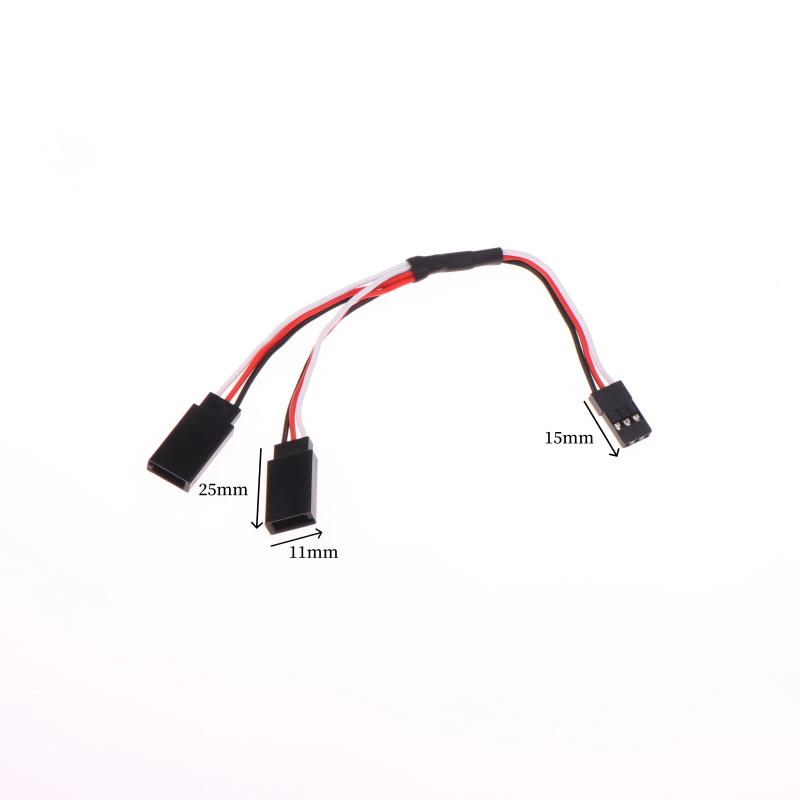 Servo Extension Cable 150mm/200mm Long For Model Cars Ships Aircraft 1 To 2/3/4 Y-lines
