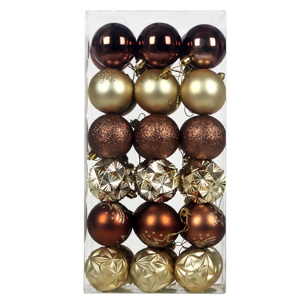 36PCS Hanging Design Xmas Tree Ornaments Tree Decor Set Christmas Pendent Ornaments For Home Decor