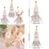 Christmas Santa Claus Snowman Deer Bottle Cover With Plush Foam Material For Holiday Table Decor