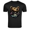 Wild Bear Mountain Nature Wildlife Outdoor Graphic T-Shirt