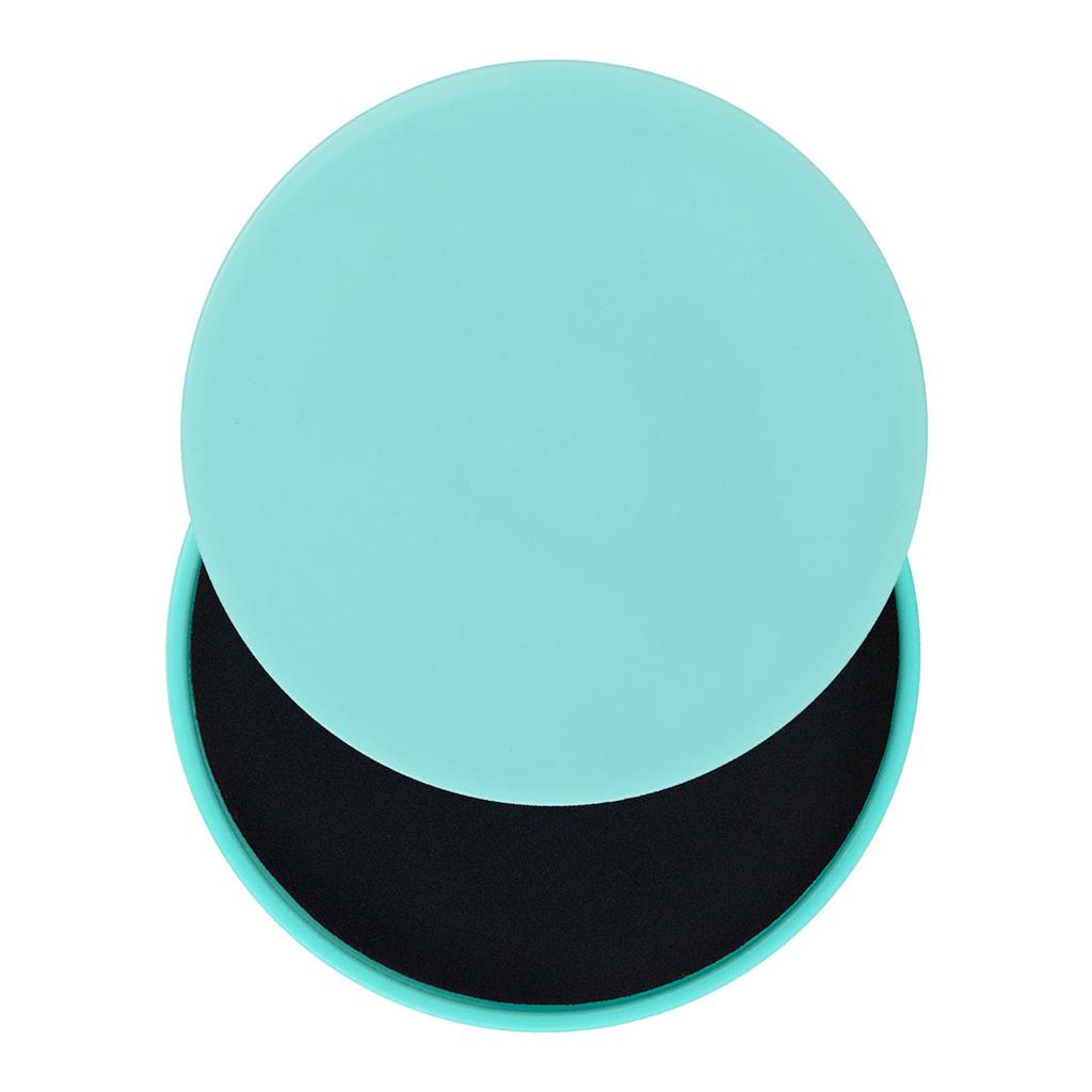 2PCS Exercise Sliding Gliding Disc Fitness Core Slider Sport Full Body Workout (light Green)