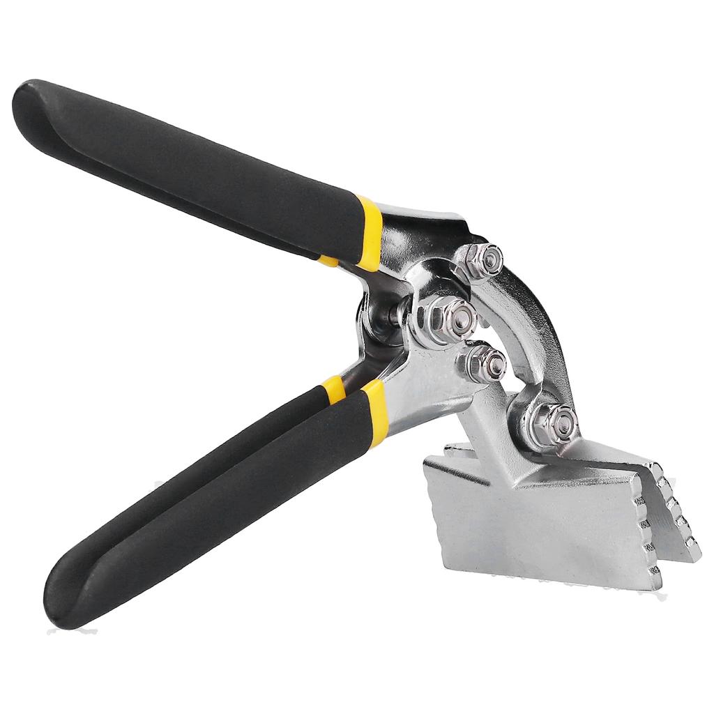 Flanging Pliers Flat Nose Crimping Forceps Curved Handle Seamer Manual Bending Seam Tool