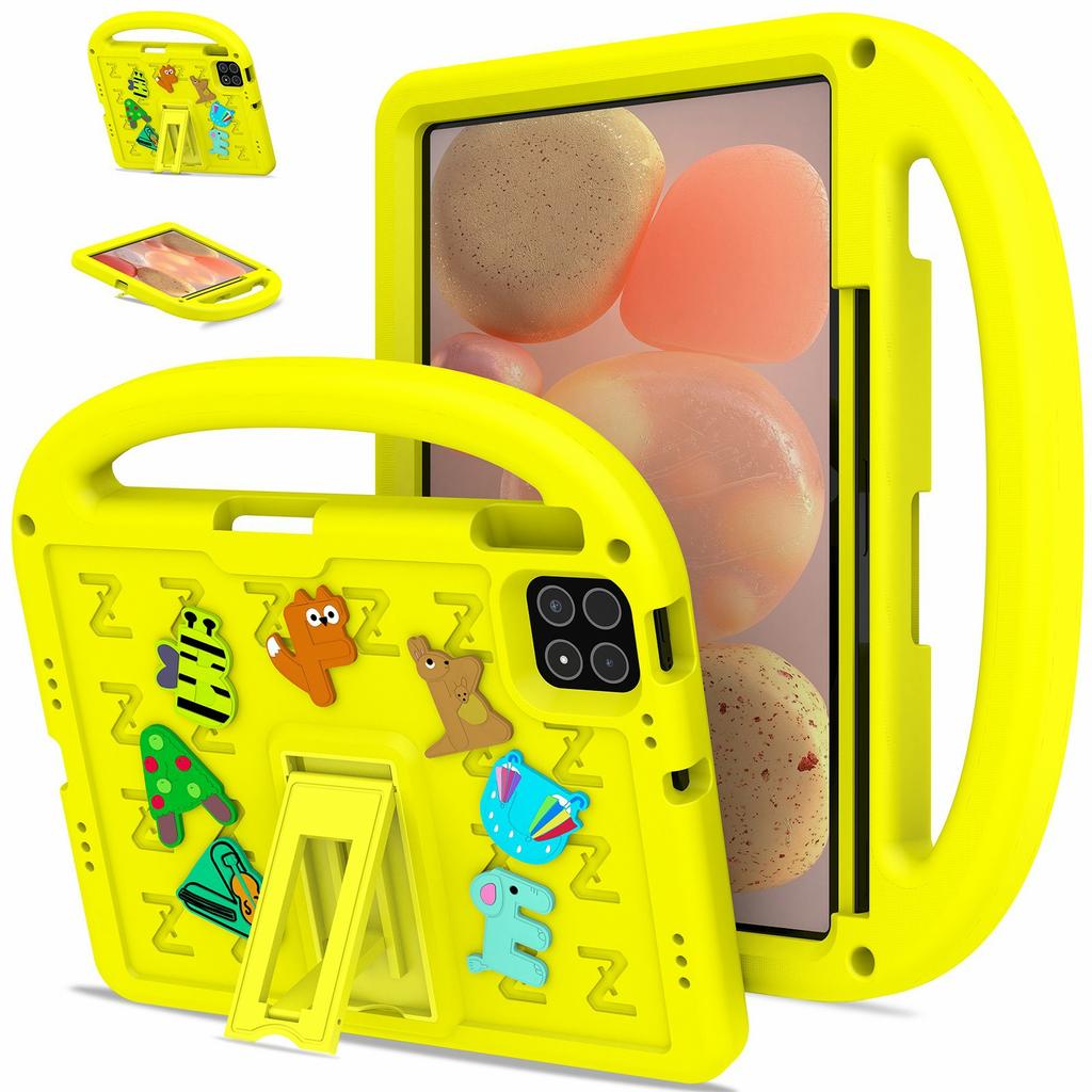 For Xiaomi Poco Pad X1/Pad 8 Pro/Pad 8/Pad 7 Pro/Pad 7 Kickstand Case Cartoon Design Anti-Drop EVA+PC Tablet Cover with Strap for Kids