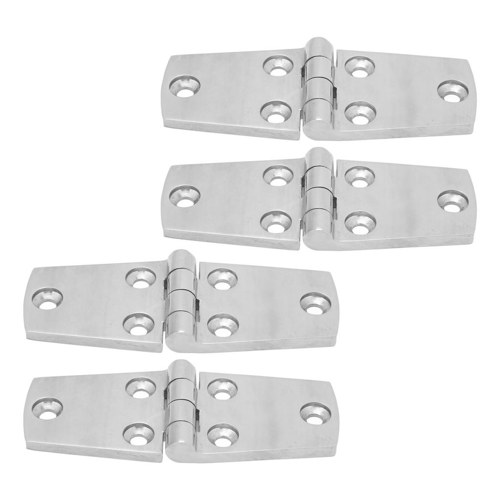 4pcs Marine Door Hinge 102 X 38mm Rustproof Stainless Steel Boat Hatch Hinge for Yachets