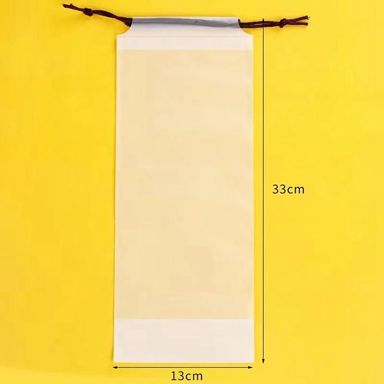 1PC Waterproof Home Outing Umbrella with Transparent Drawstring Storage Bag