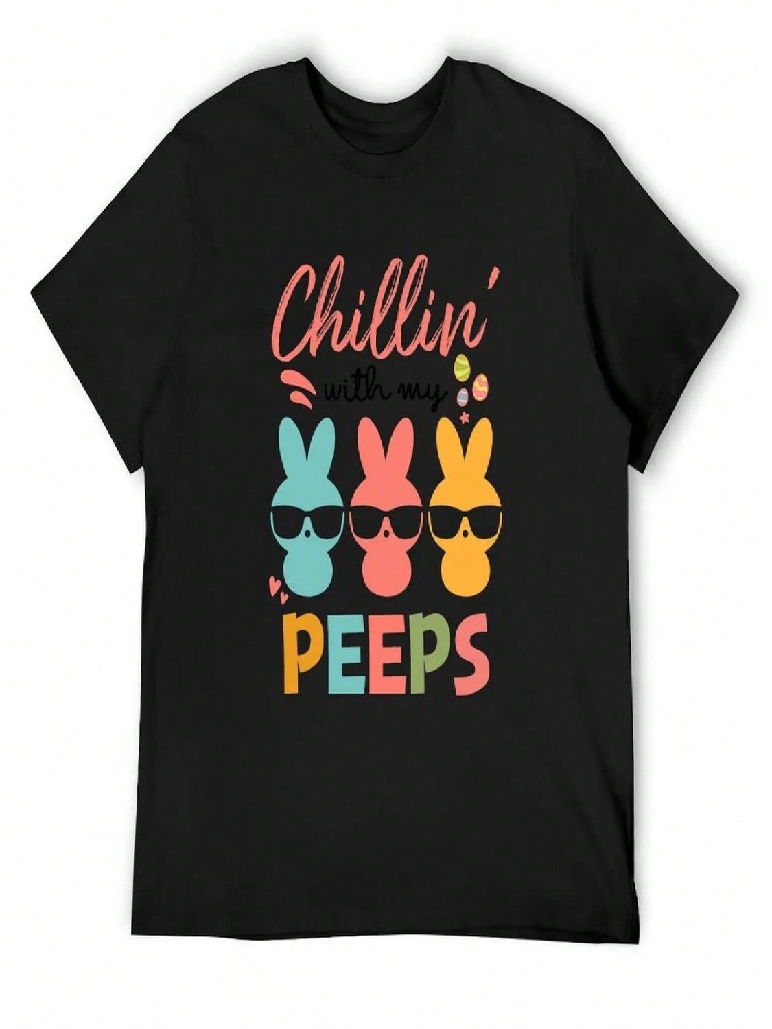 Copy Of Chillin With My Easter , Happy Easter, Funny Easter T-Shirt Funny Meme T-Shirts Football T Shirt T Shirts unisex S разноцветный