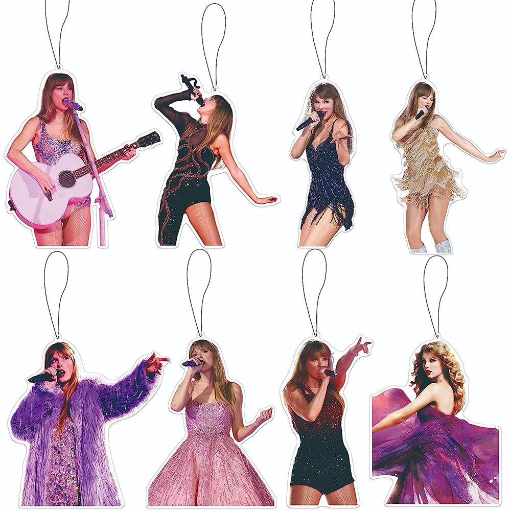 

8 шт. Тейлор Забавный Автомобиль Зеркало заднего вида Бытовое Подвесное Украшение Аксессуары для Поклонника