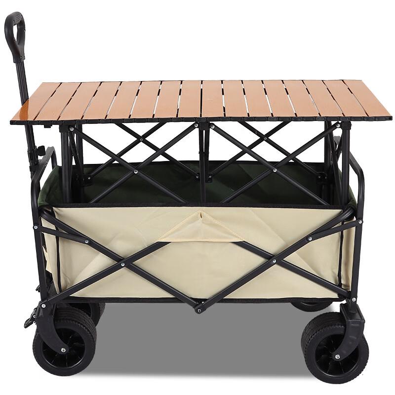 Portable Foldable Camping Cart with Table