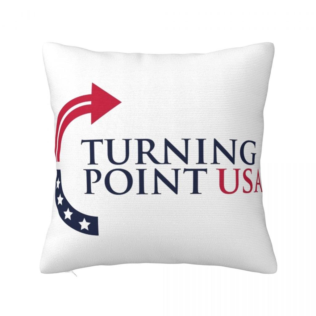 Decorative Pillowcase Charlie Kirk A True Patriot Merchandise Car Pillow Case Cover Zipper Multi Size