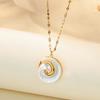 Hot Sale New Shell Heart Necklace Women's Pendant Necklace Little Girl Fashion Jewelry Accessories Collarbone Chain