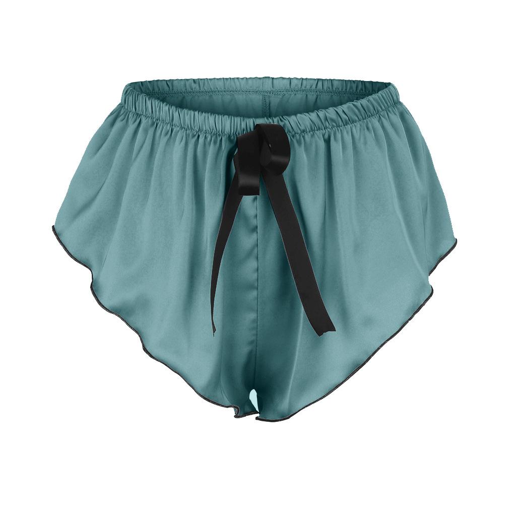 Neue Damen Übergröße sexy lockere Unterhosen aus Imitationsseide Satin Slips