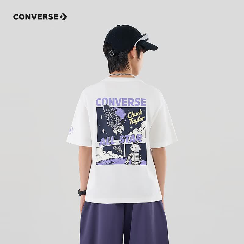 Converse 'Interstellar Roaming' Cotton Short Sleeve T-Shirt