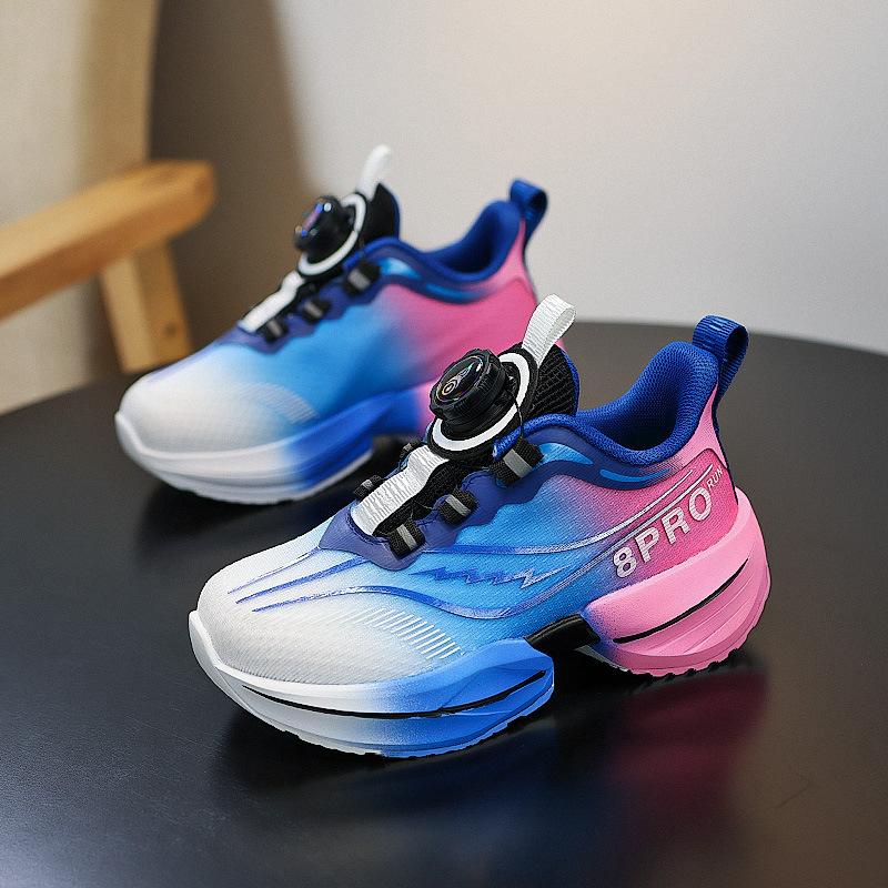 Breathable red rabbit 8pro rotating button classmate shock absorption rebound non-slip running shoes men's and women's shoes casual