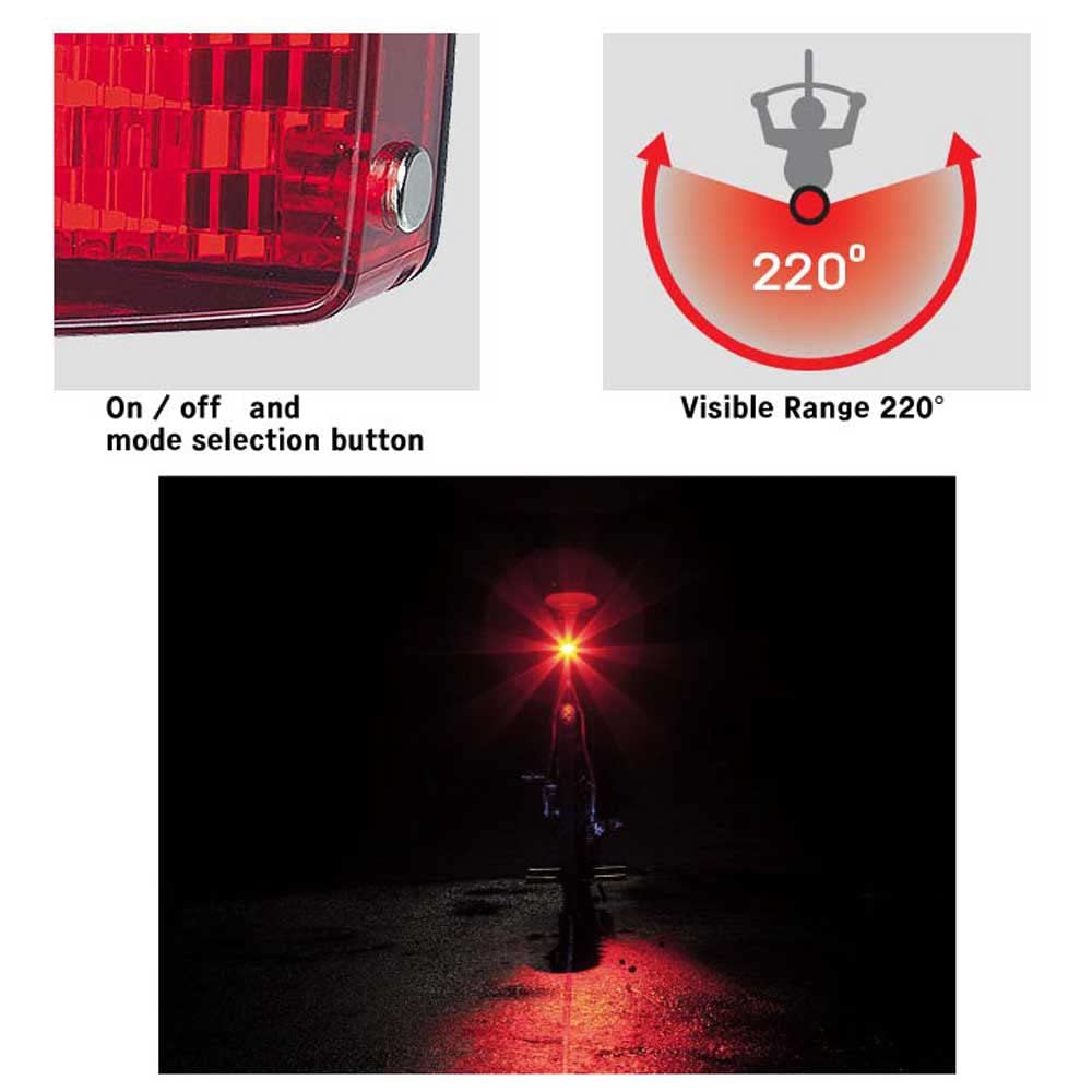 Topeak LPT06200 Red Light Aura LPT06200