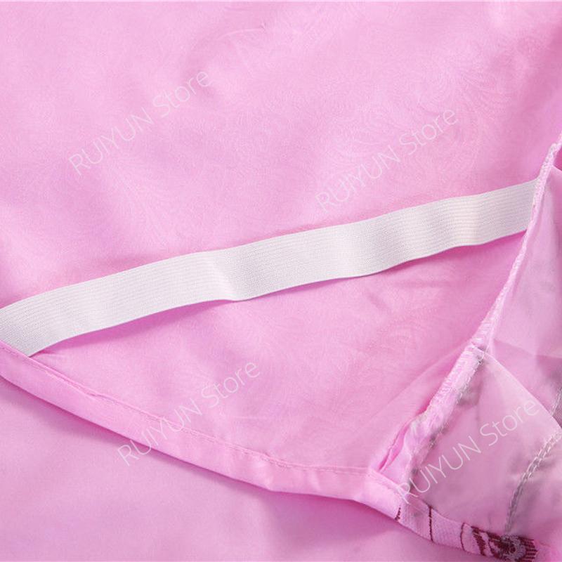 Decorative Embroidered Lace Bed Skirt Princess Bed Skirt Non-slip Mattress Cover Protector Bedspread Bedsheet Bed Cover Bedding