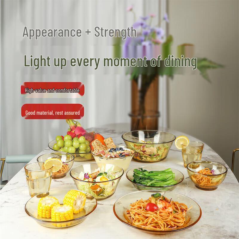 Corning Pyrex Shiny Crystal Tableware Set