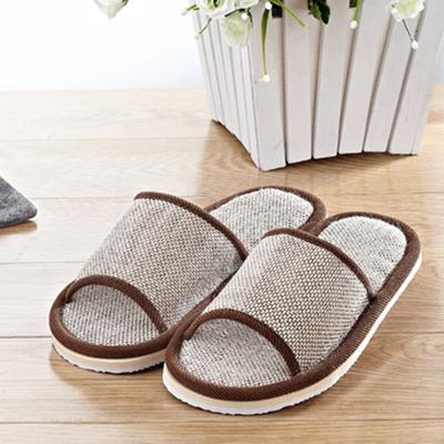 2024 neue Leinenschuhe Damen und Herren Hausschuhe Indoor Floor Schuhe Sommer Damen Stumm Hausschuhe Sandalen Damen Hausschuhe