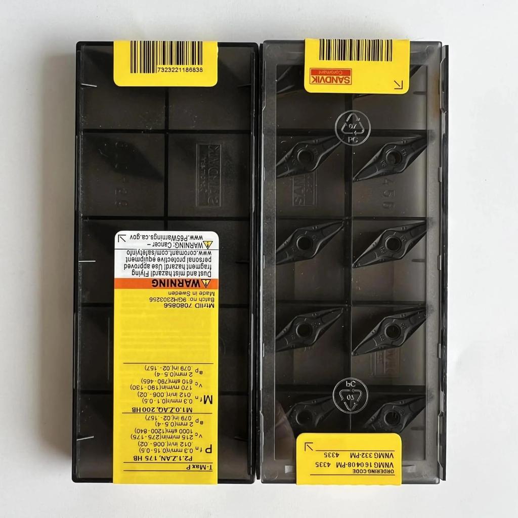 Original Sandvik / VNMG160408-PM 4335 / CNC lathe carbide blade 10 PCS