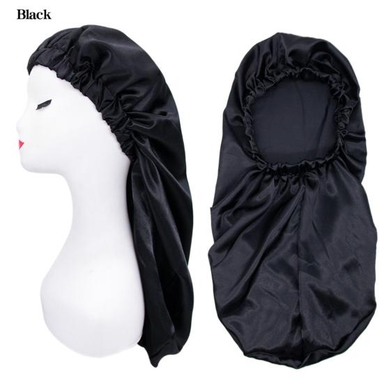 Elastic Stain Bonnet Breathable Multifunctional Wide Bonnet for Hair Sleeping Edge Long Hats Wrap Female