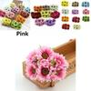 Vibrant 6pcs Artificial Gerbera Daisy Fake Silk Flower For Stunning Home Decor
