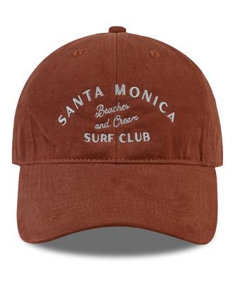 Bichiseuaenkeulim Santa Monica Cotton Ball Cap-Light Brown