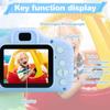 Kids Selfie Camera Camcorder 2.0 Inch IPS Screen with 32GB Card HD Digital Video Camera for Kids Birthday Gift