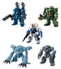 Bandai GUNDAM CONVERGE Gundam Converge 60 E 61 220 Alex 221 Zaku II Kai 226 Kampfer Total 5 Boxes FW Z'Gok Hy-Gogg