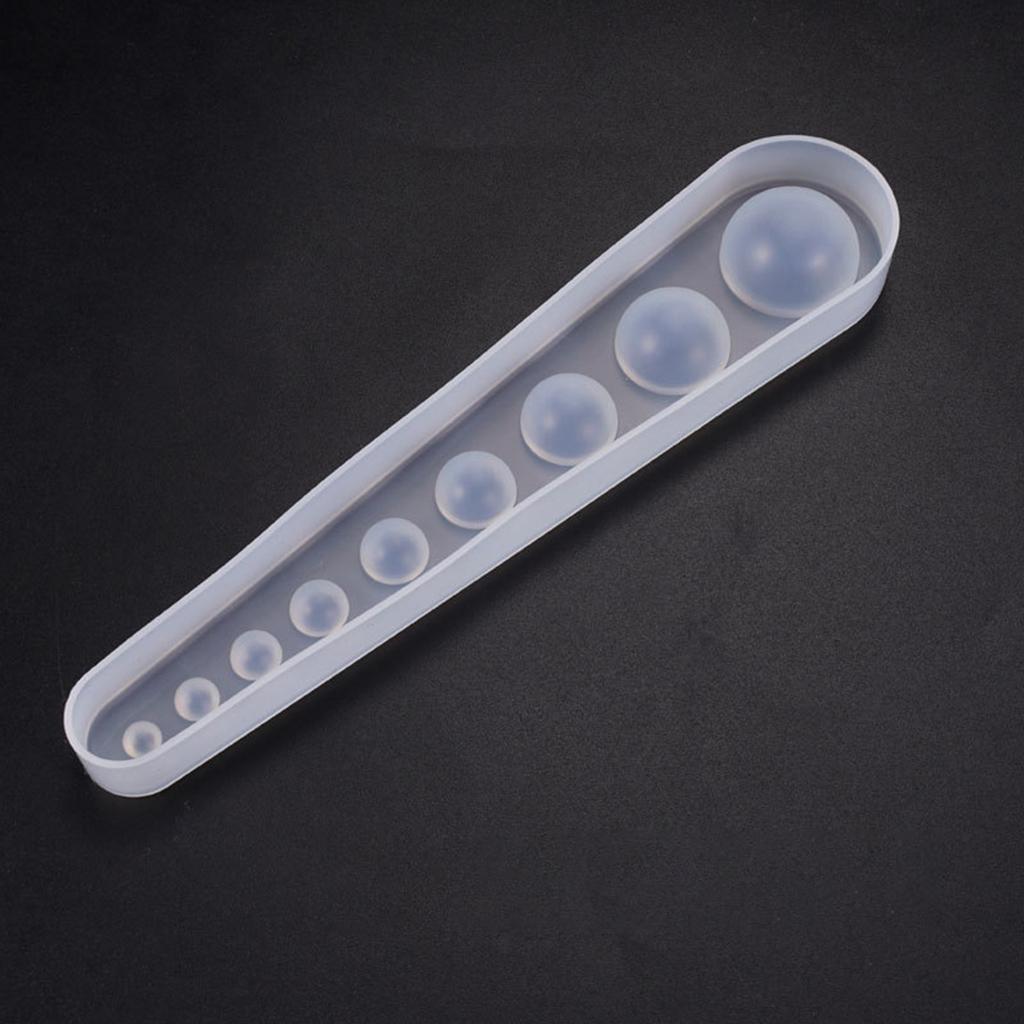 DIY Epoxy Resin Multi-standard Hemisphere Collection Mold Jewelry Silicone Molds