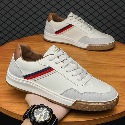 Men'S Shoes Summer Men'S Casual Leather Shoes Trend Versatile Sports Little White Board Shoes Summer Men'S Trendy Shoes