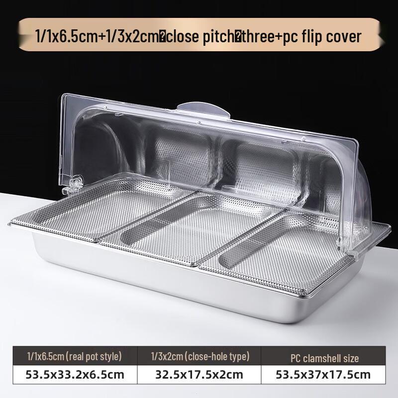 Handun Stainless Steel Food Warmer & Cooler Tray