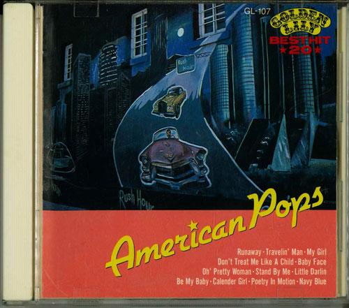 CD VARIOUS - American Pops Best Hit 20 GL107 LILY Japan Pop Used