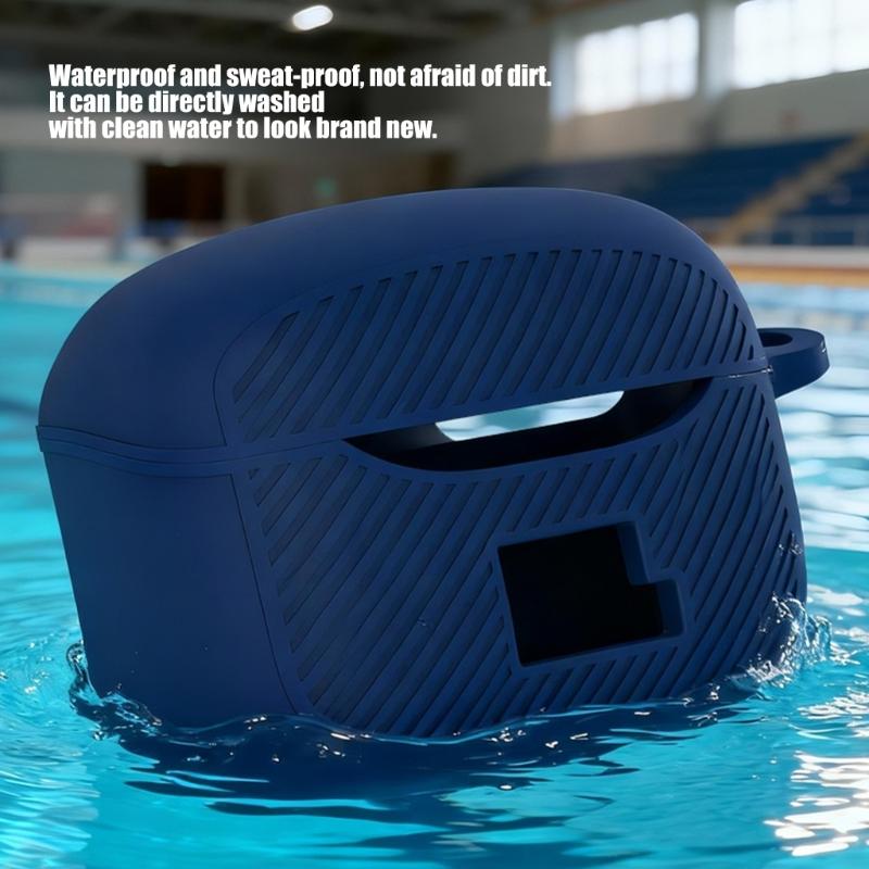 Scratchproof Case Shockproof Shell for Tune Buds 2 Dustproof Enclosure Housing Washable Silicone Sleeve Ergonomic Design