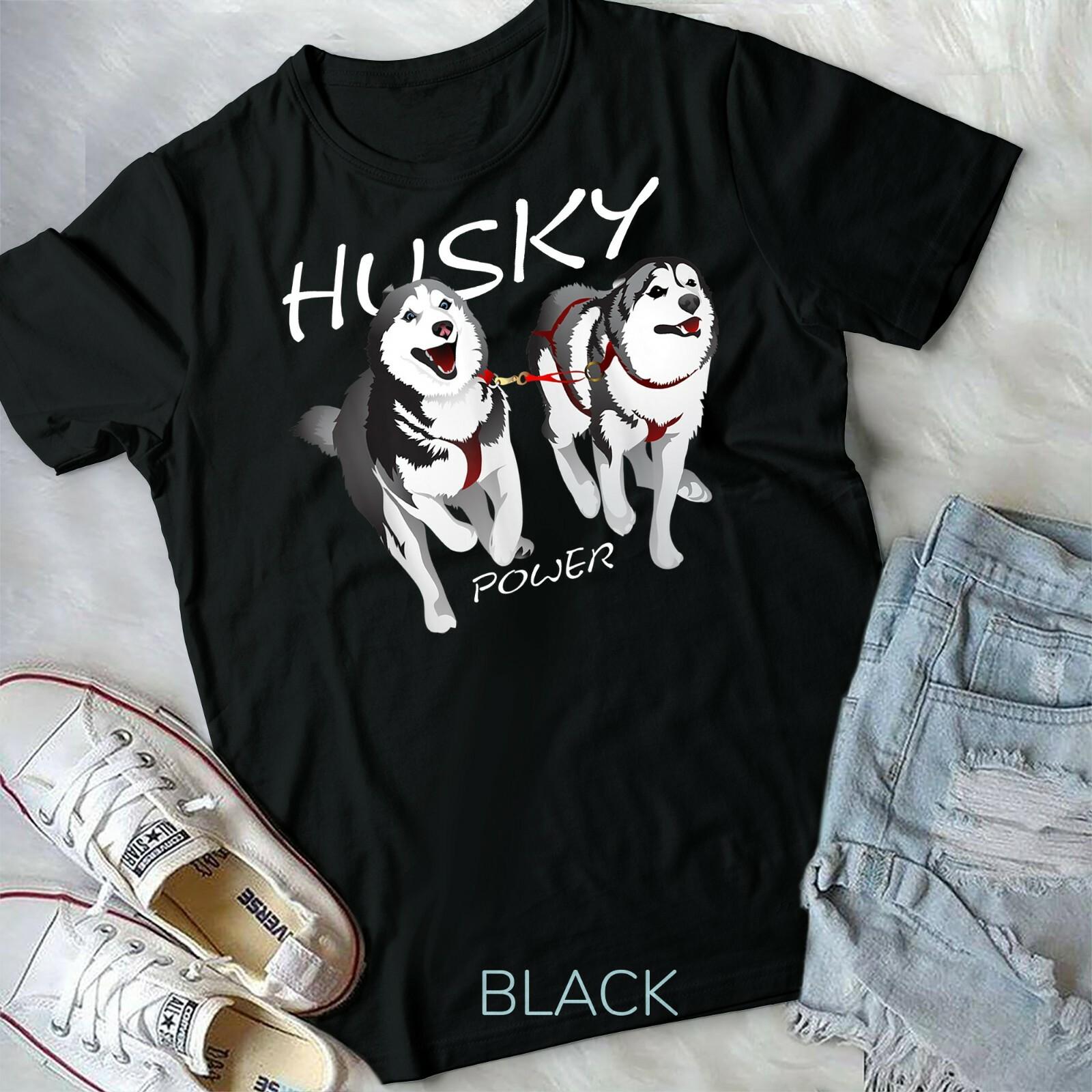 Siberian Husky Power Awesome Cute Husky T-shirt Unisex Youth T-shirt XXXL