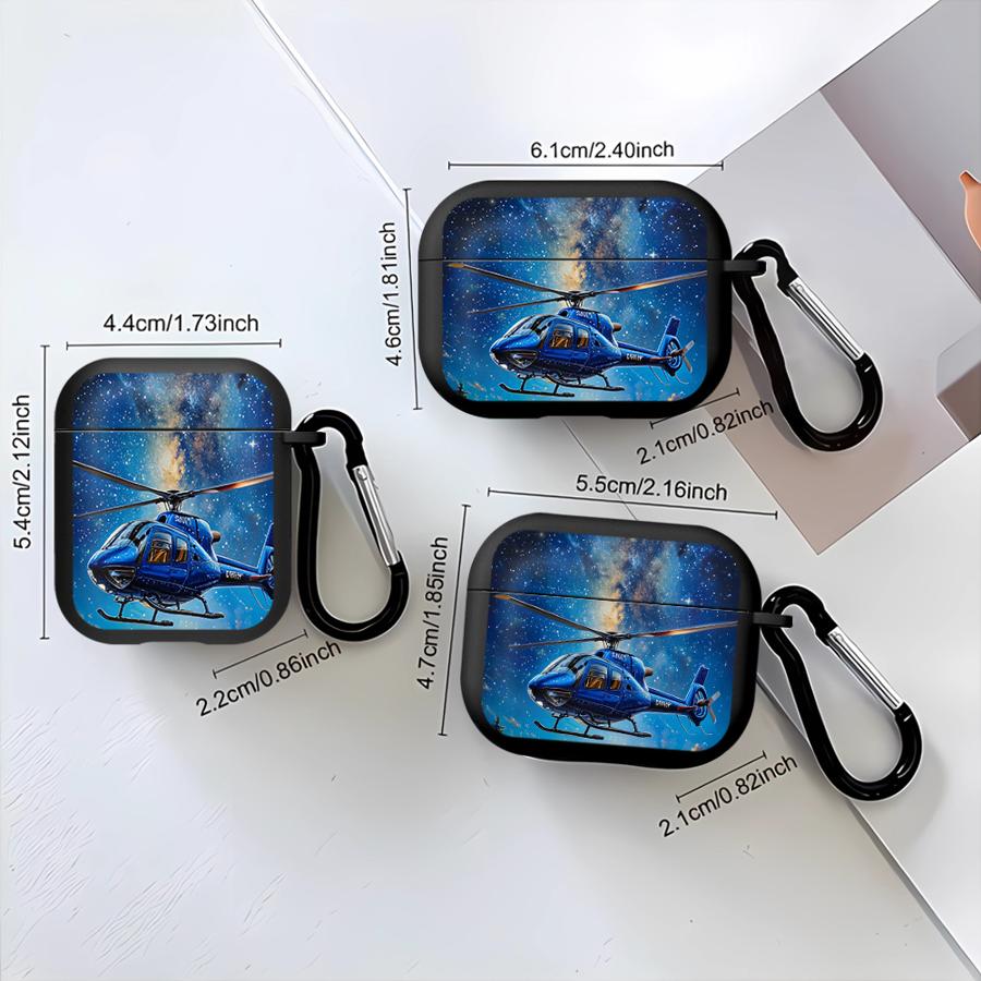 Helicopter Earphone Cases Cover Case For Airpods Pro3 2 4 3 1 Pro Pro2