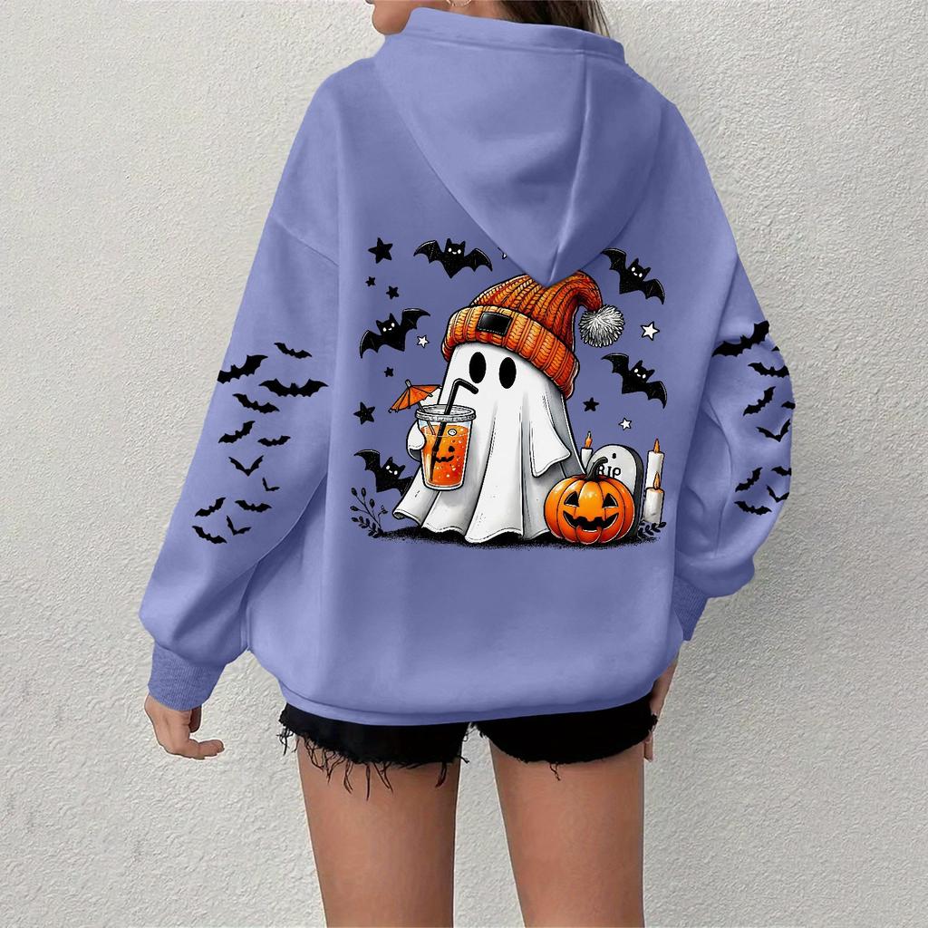 Women's Sweatshirt Casual Long Sleeve Atmosphere Top Loose Popular Round Neck Pullover Sweatshirt Top