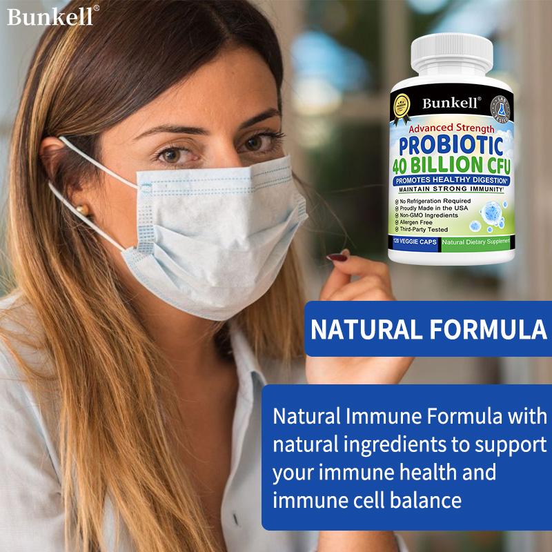 High-efficiency Probiotic Capsules, 40 Billion CFU, 120 Capsules