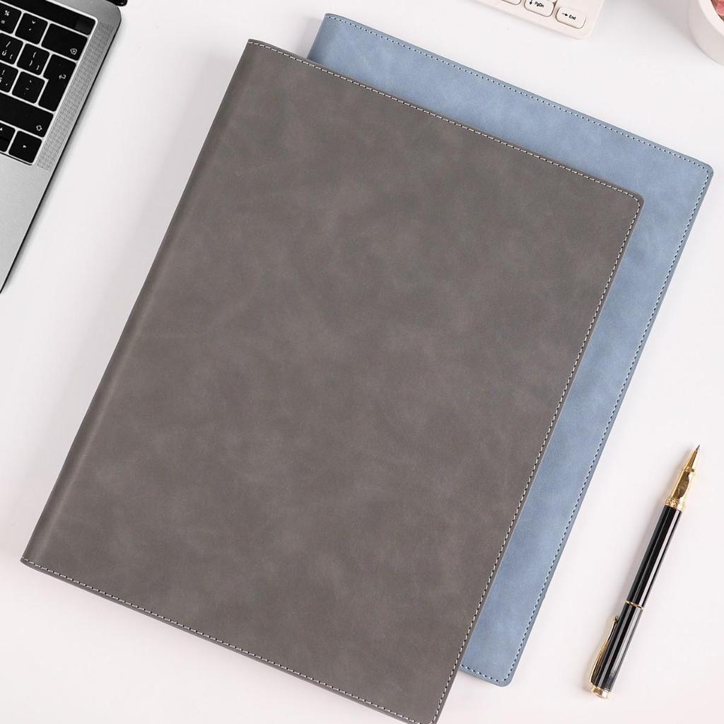 A4 Multifunctional Document Folder with Custom Clip and Logo Print.