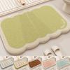Durable Plush Imitation Cashmere Carpet Non-slip Soft Bathroom Floor Mat 40x60cm Silicone Bottom Bed Blanket