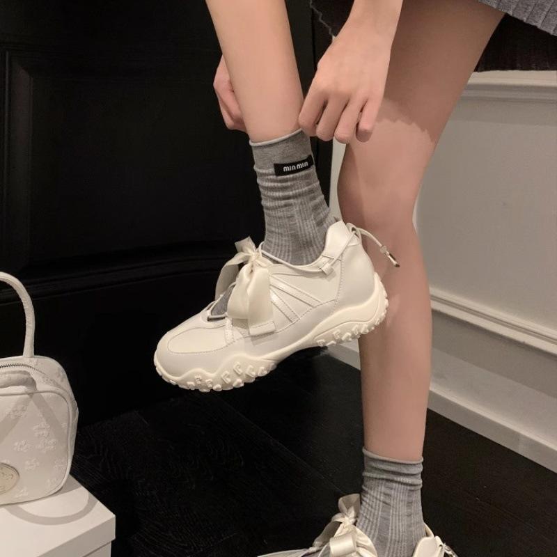 Lace Dream~ 7cm Height Increasing Platform Sports Sandals Women's Versatile Mary Jane Ballet