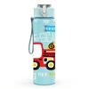 1PC Kids Toy Truck Cartoon 750ml Color Plastic Sports Water Bottle Leakproof Flip Straw Lid Suitable for Sports Office Home Use