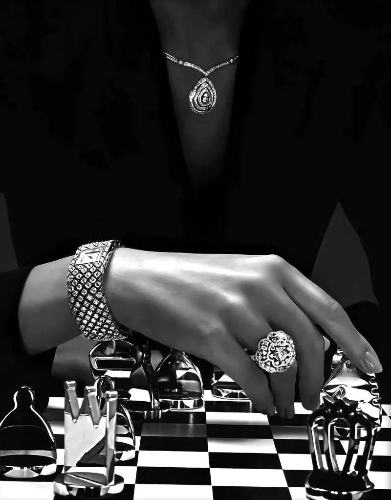 Modern Black White Fashion Women Doberman Spaniel Champagne Luxury Poster Canvas Paintings Wall Art Pictures Home Decor