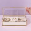 2026 Cross-Border Large Glass Jewelry Box for Earrings & Rings