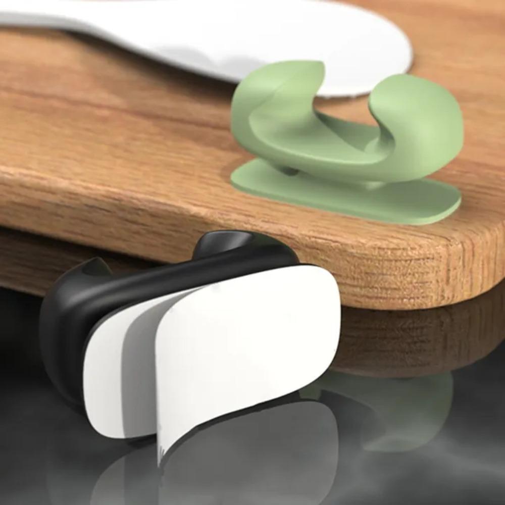 5/1pc Rice Scoop Holder Multifunctional Silicone Wall Mouted Tableware Storage Rack Organizer Hook for Kitchen Utensil Bathroom