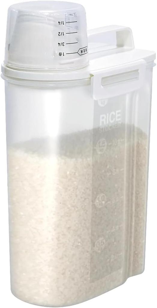 Slim Rice Rice Storage Kitchen Includes RC Sticker Container, Box, Refrigerator-Friendly Goods, (rcss1)