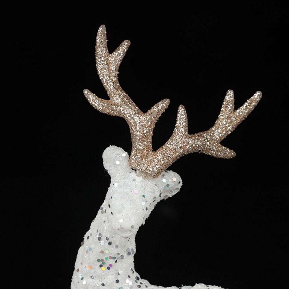 Easy To Install Elk Miniatures Elk Artificial Mini Deer Beautiful Sika Deer Statue  Christmas