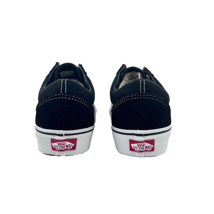 Vans Old Skool Slip Resistant Abrasion Resistant Low Top Skateboard Shoes Unisex Black White VN000D3HY28(Team352-)
