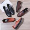 Autumn Breathable Men's Shoes Casual Leather Shoes Comfortable Doudou One-pedal Leather Shoes Casual Men's Soft Sole