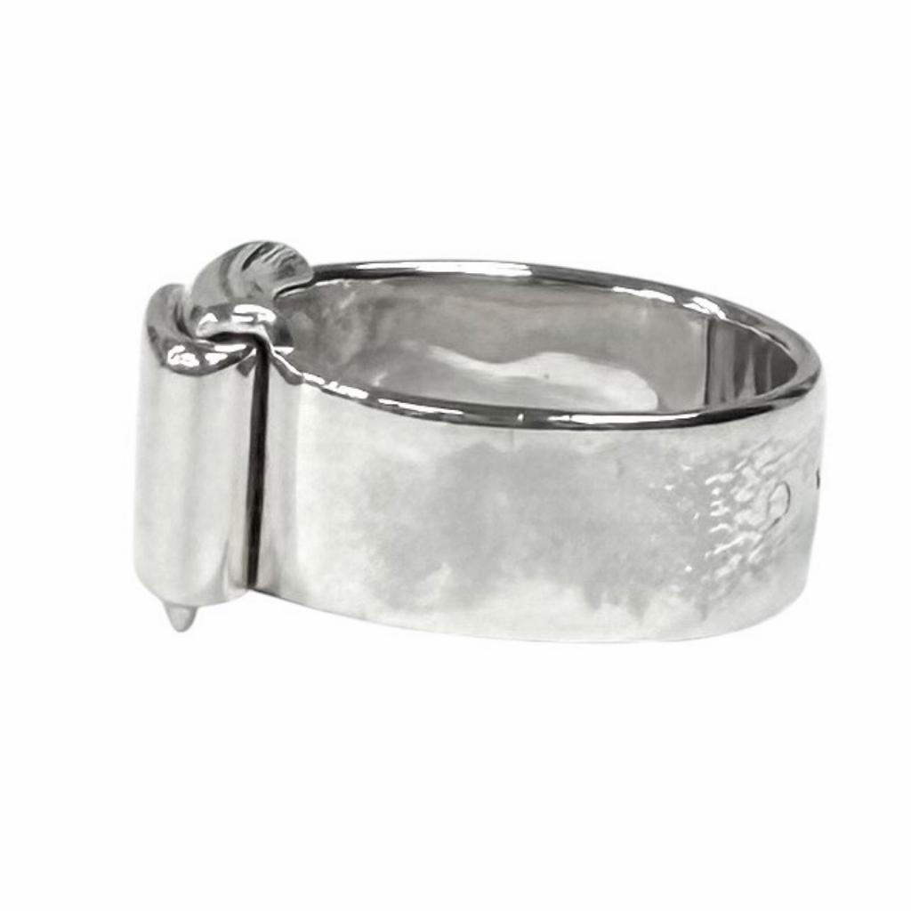 Great HERMES Ring Folding Silver 925 Women 48 Used